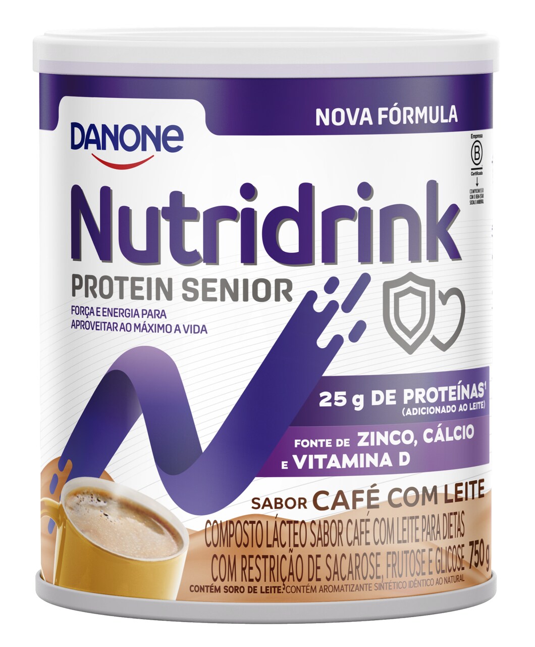 NUTRIDRINK PROTEIN SENIOR CAFÉ COM LEITE 750G