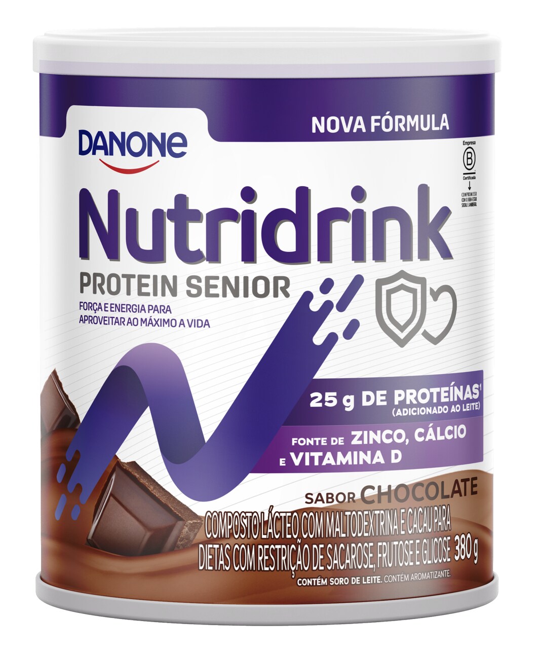 NUTRIDRINK PROTEIN SENIOR CHOCOLATE 380G