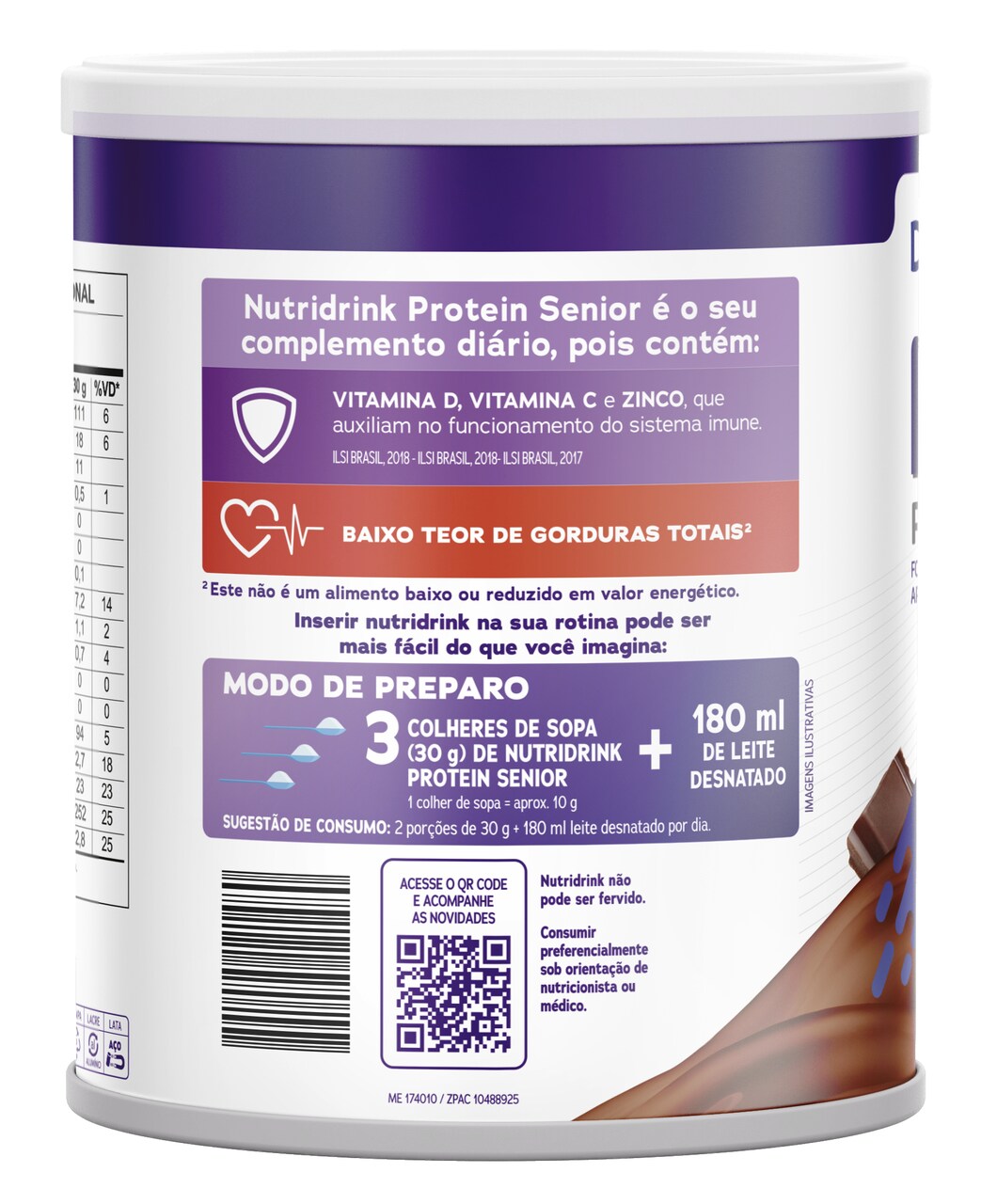 NUTRIDRINK PROTEIN SENIOR CHOCOLATE 750G