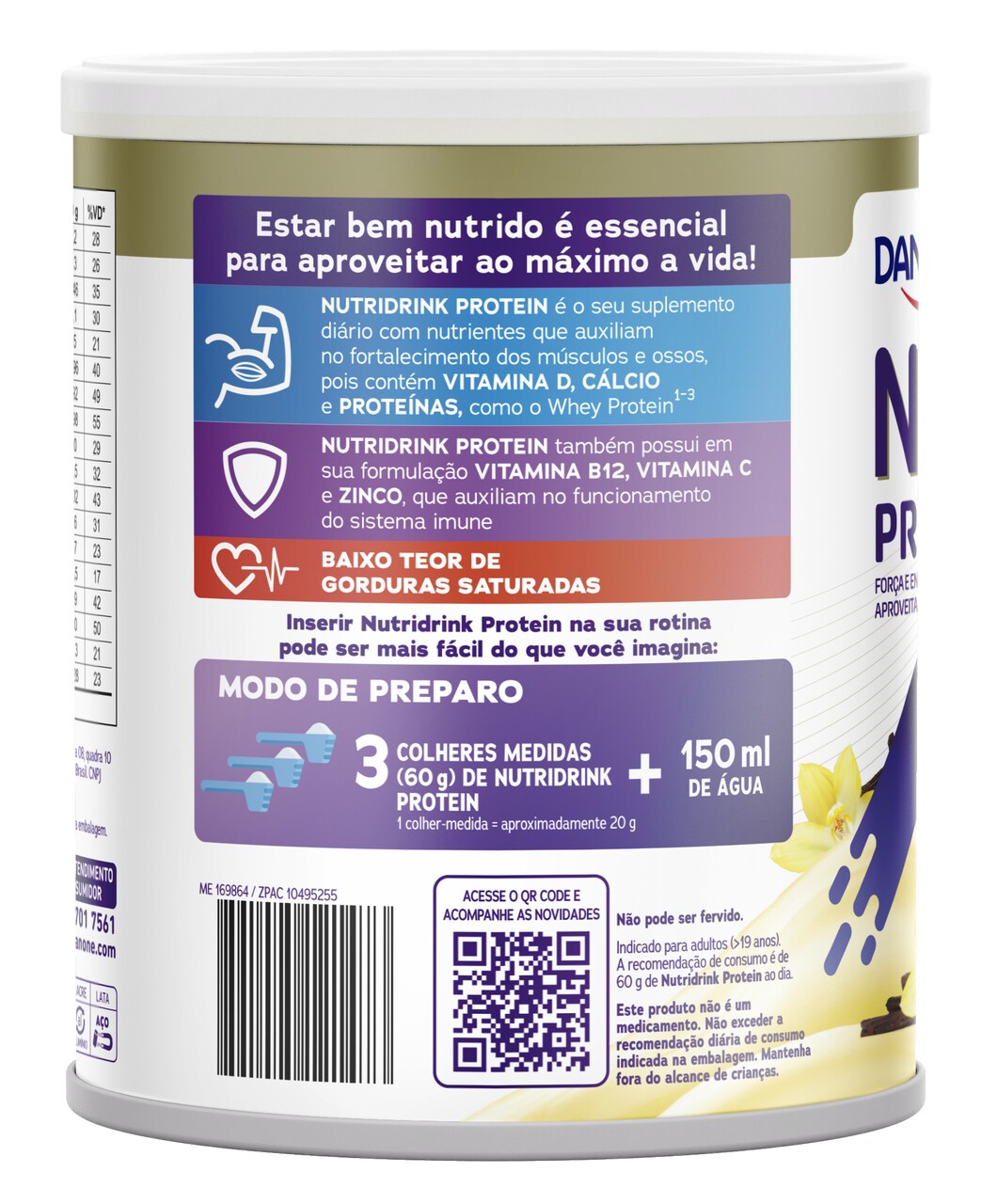 NUTRIDRINK PROTEIN BAUNILHA 350G